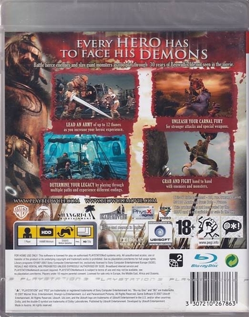 Beowulf the Game - PS3 (B Grade) (Genbrug)